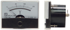 0-150VAC Class 2.5 Analog Panel Meter